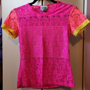 90s Tripp NYC Lace Top